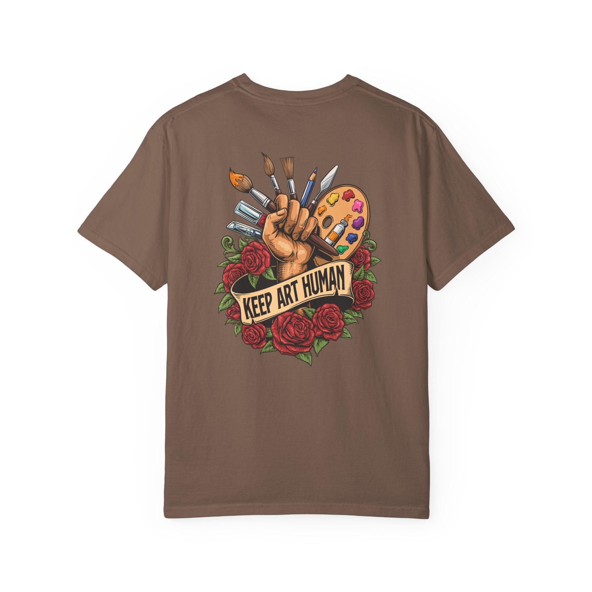 Keep Art Human T-Shirt (Front and Back)