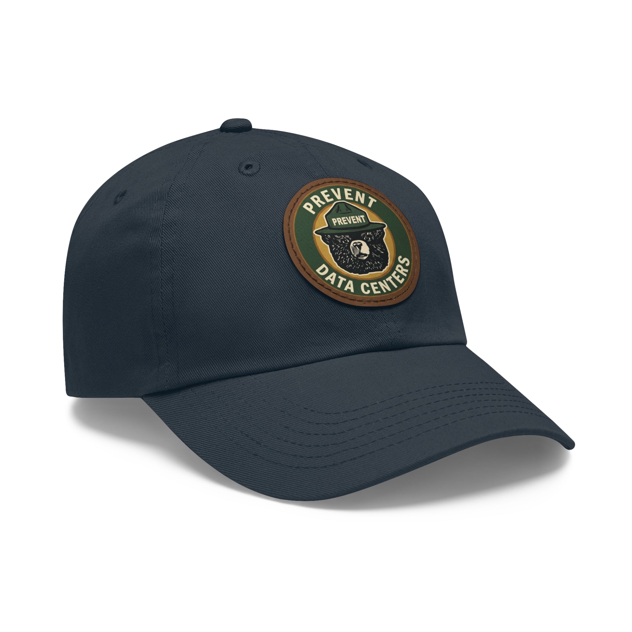 Prevent Data Centers Leather Patch Dad Hat