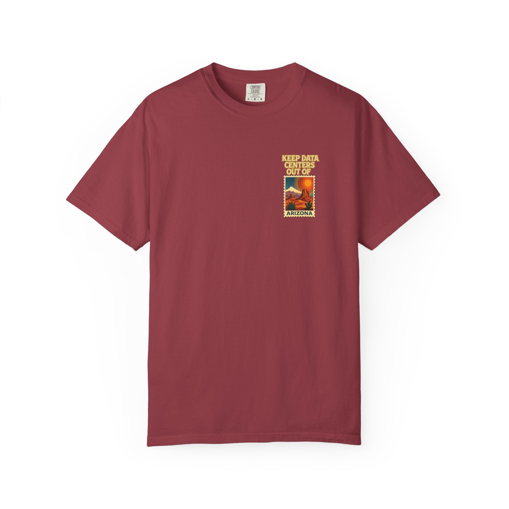 Keep Data Centers Out of Arizona T-Shirt (Front and Back)