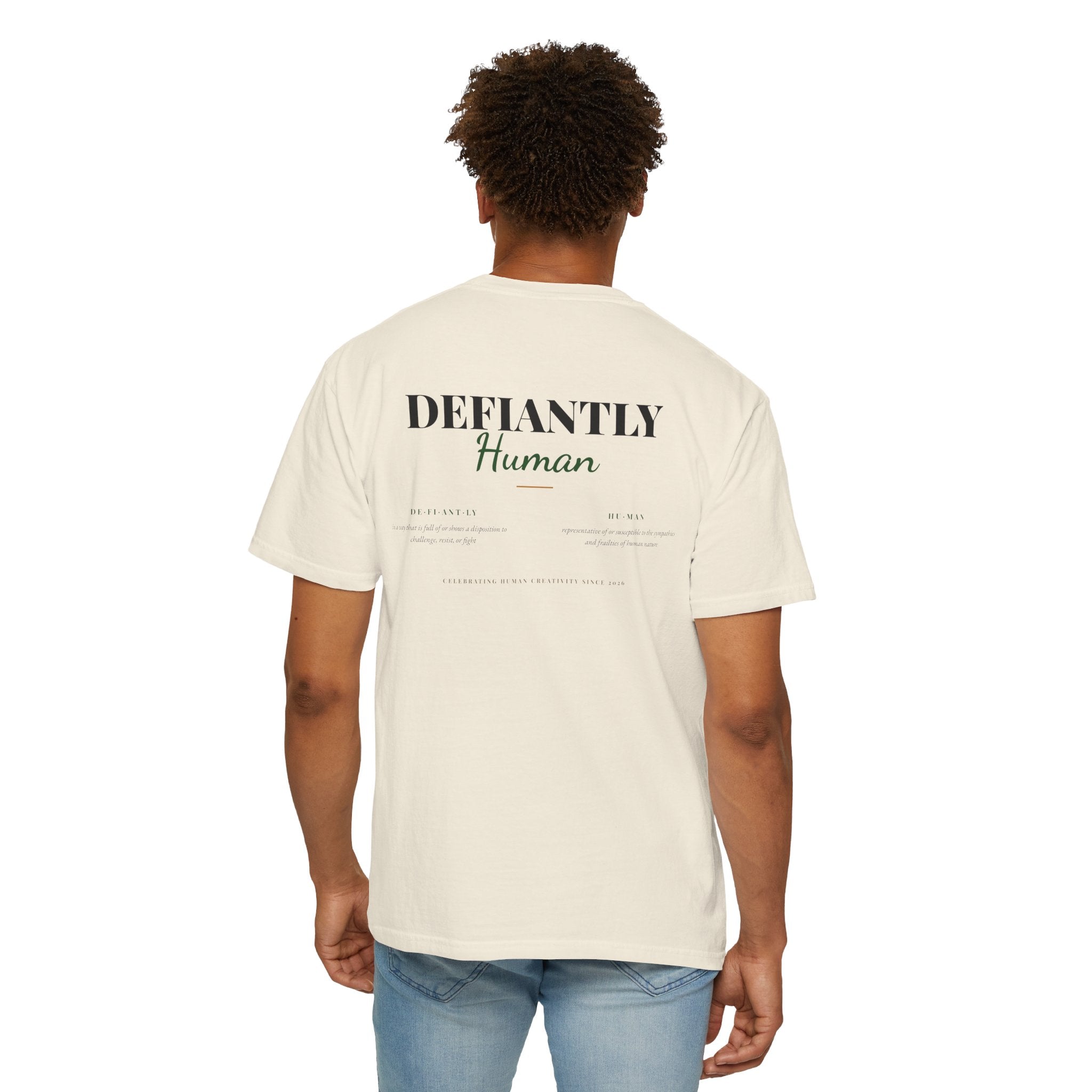 Defiantly Human Brand Identity T-shirt