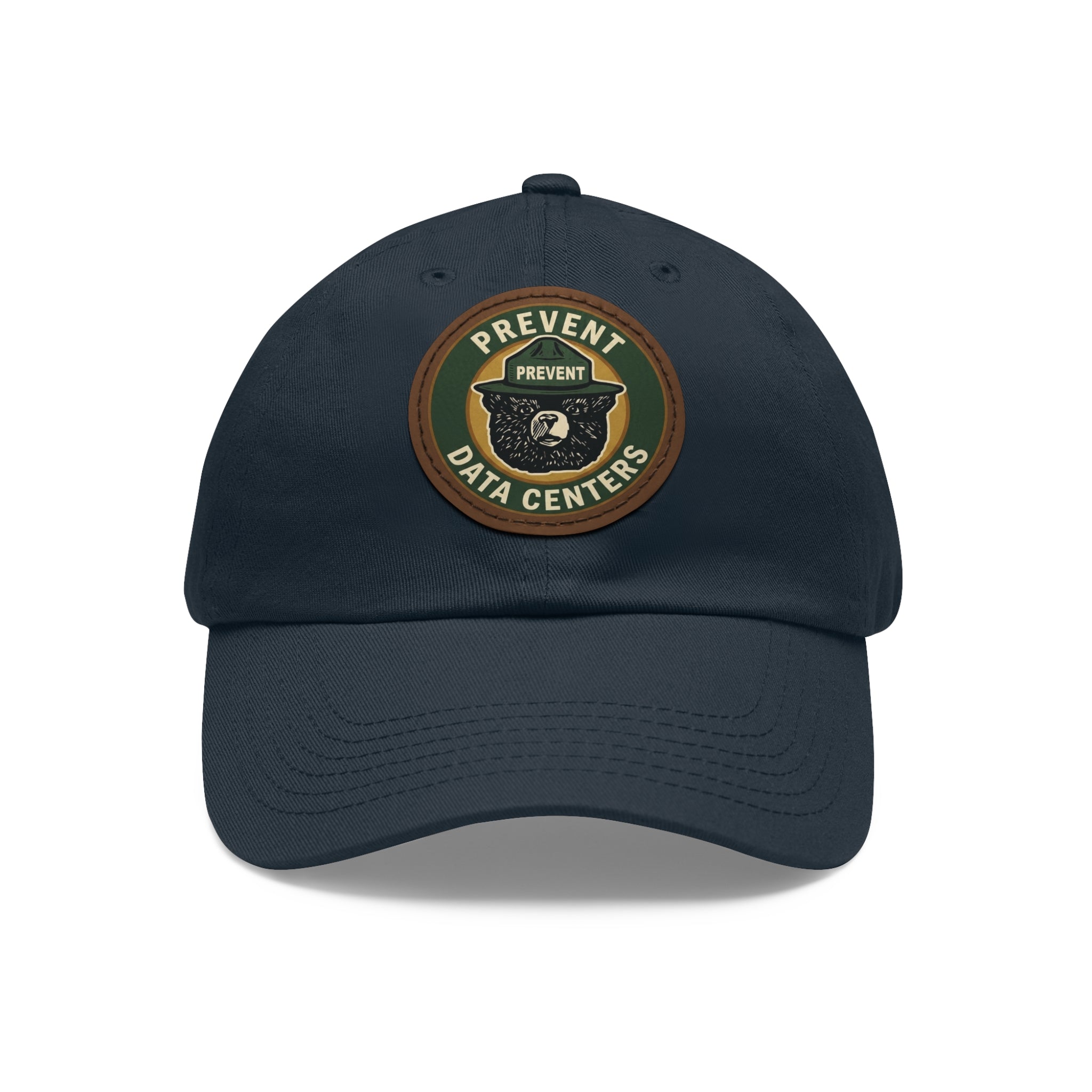 Prevent Data Centers Leather Patch Dad Hat