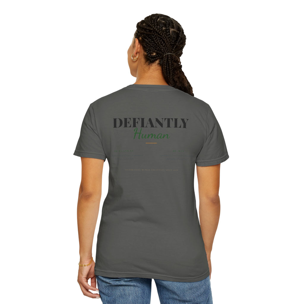 Defiantly Human Brand Identity T-shirt