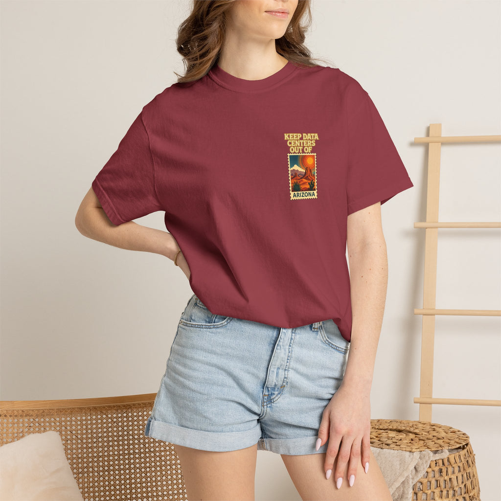 Keep Data Centers Out of Arizona T-Shirt (Front and Back)
