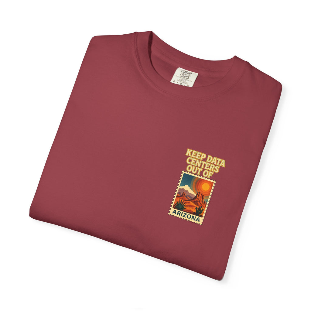 Keep Data Centers Out of Arizona T-Shirt (Front and Back)