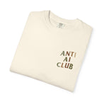 Anti Artificial Intelligence Club - T-Shirt (Front and Back)