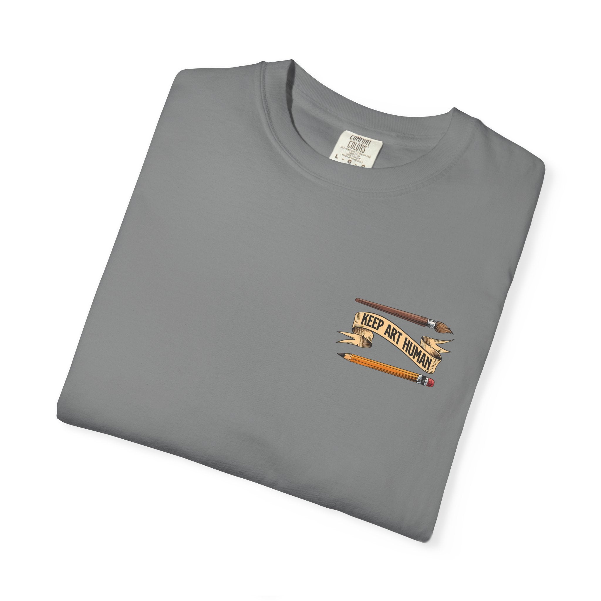 Keep Art Human T-Shirt (Front and Back)