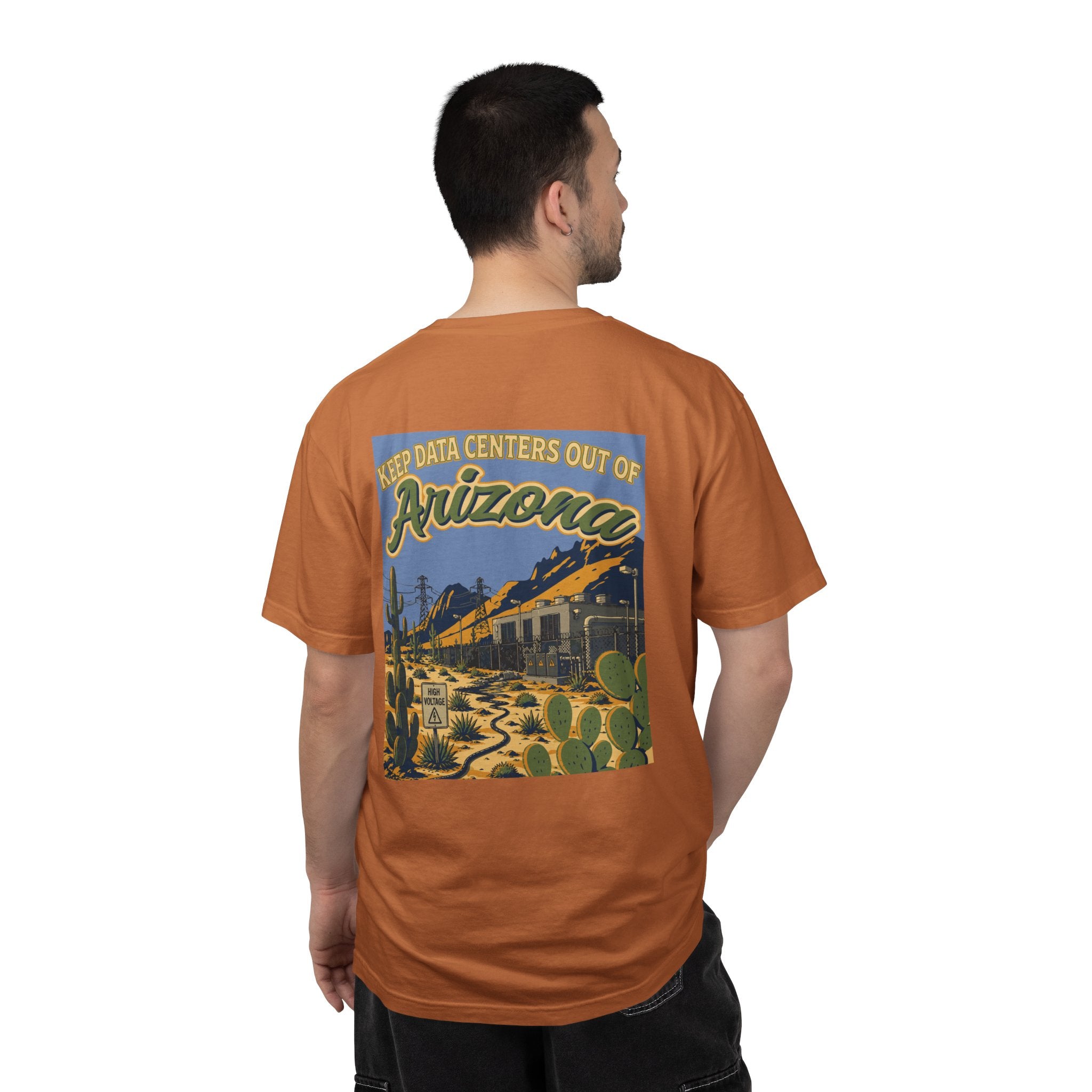 Keep Data Centers Out of Arizona T-Shirt (Front and Back)