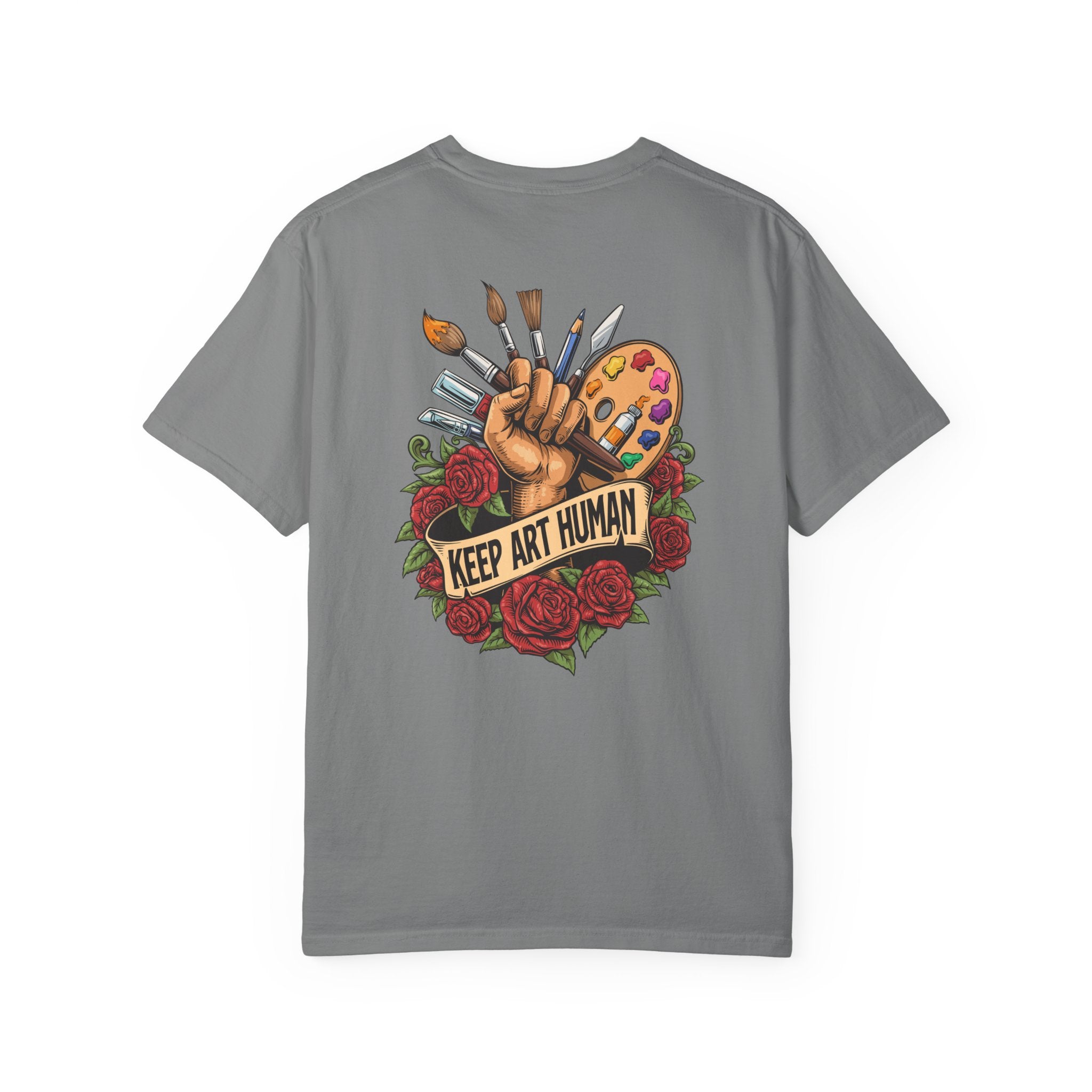 Keep Art Human T-Shirt (Front and Back)