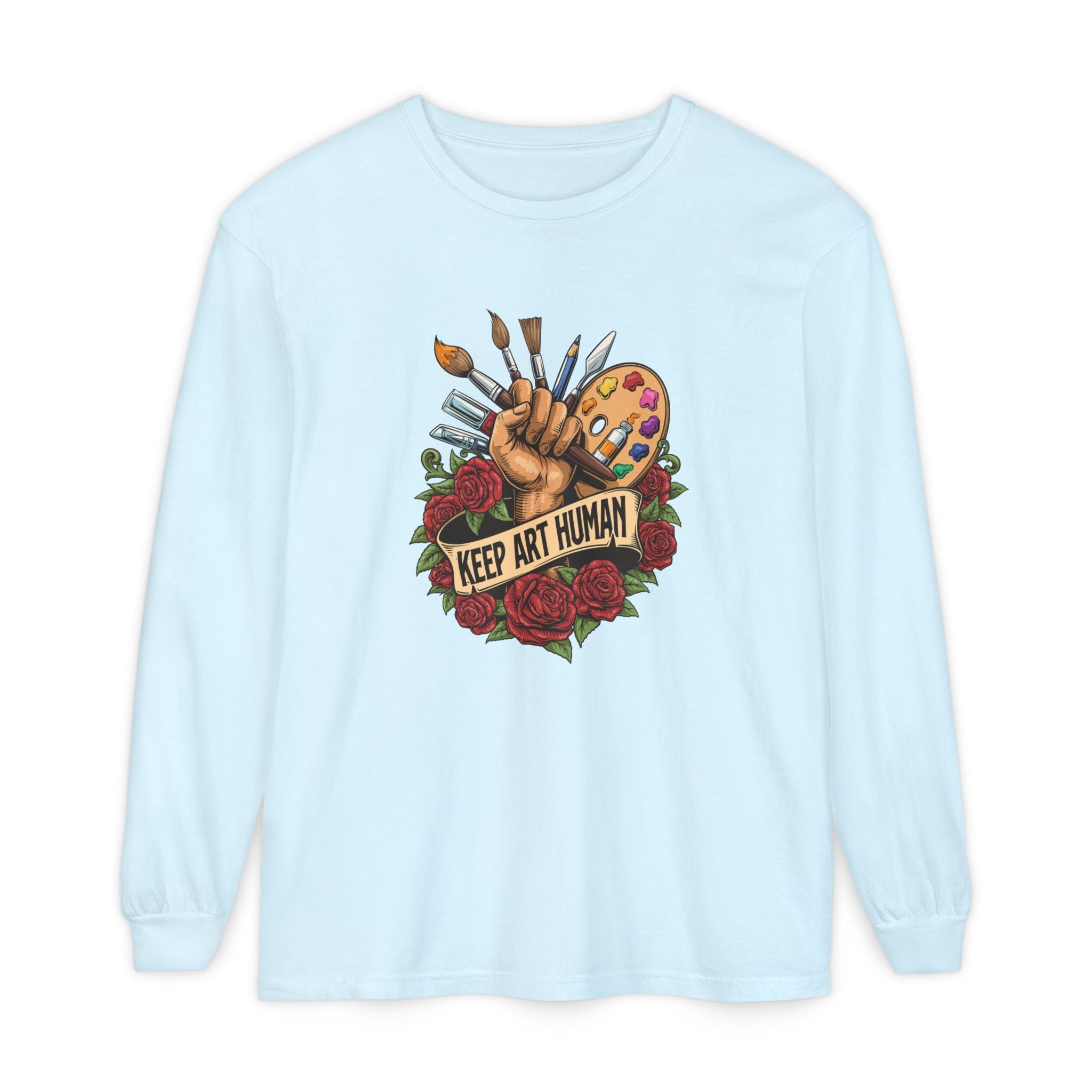 Keep Art Human Long Sleeve Tee