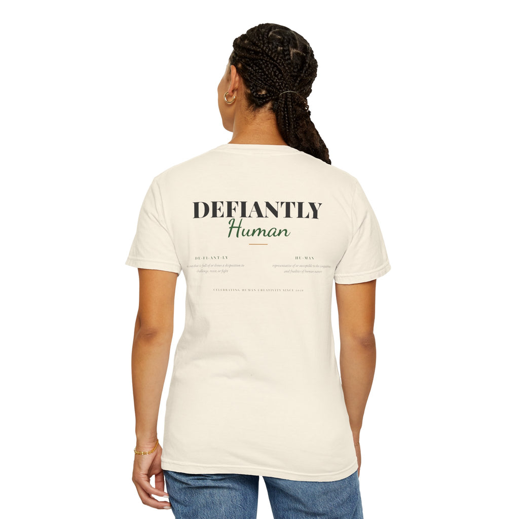 Defiantly Human Brand Identity T-shirt