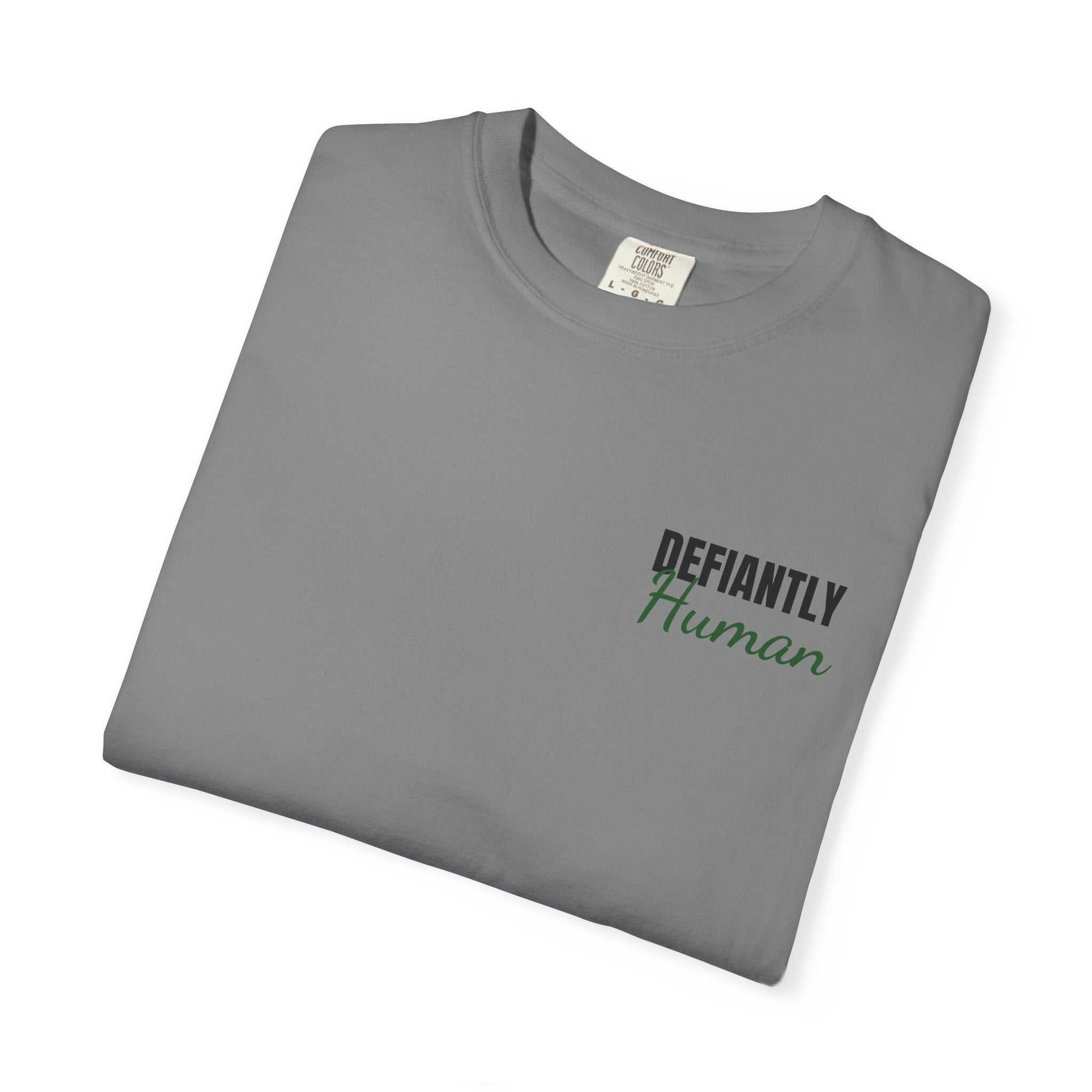 Defiantly Human Brand Identity T-shirt