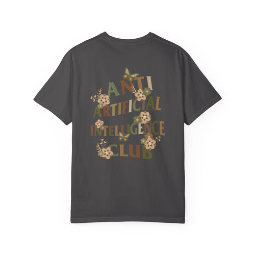 Anti Artificial Intelligence Club - T-Shirt (Front and Back)