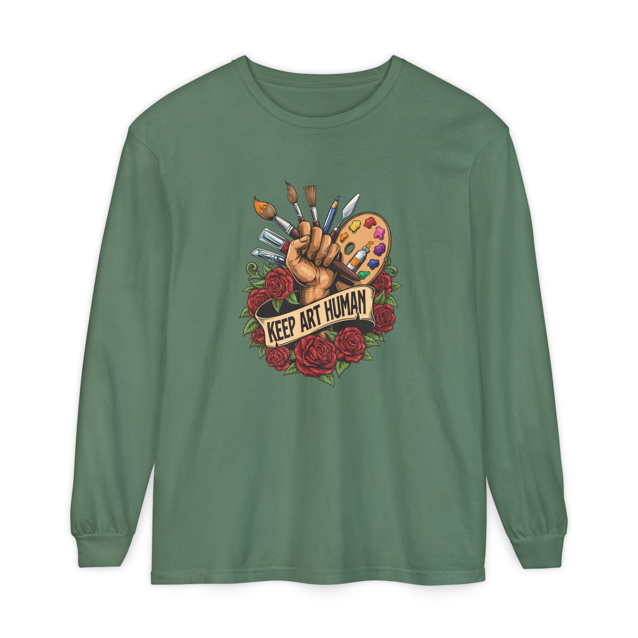 Keep Art Human Long Sleeve Tee