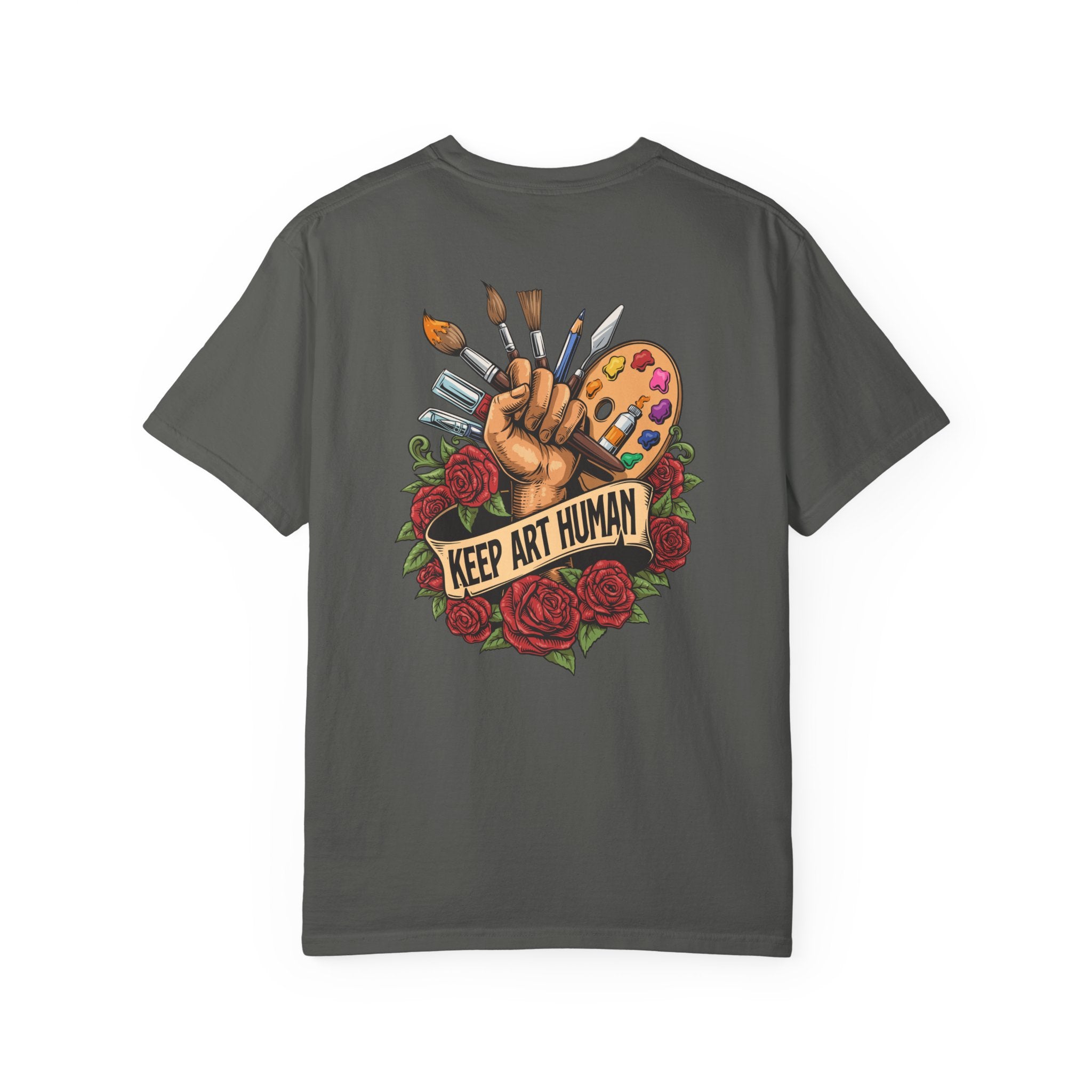 Keep Art Human T-Shirt (Front and Back)