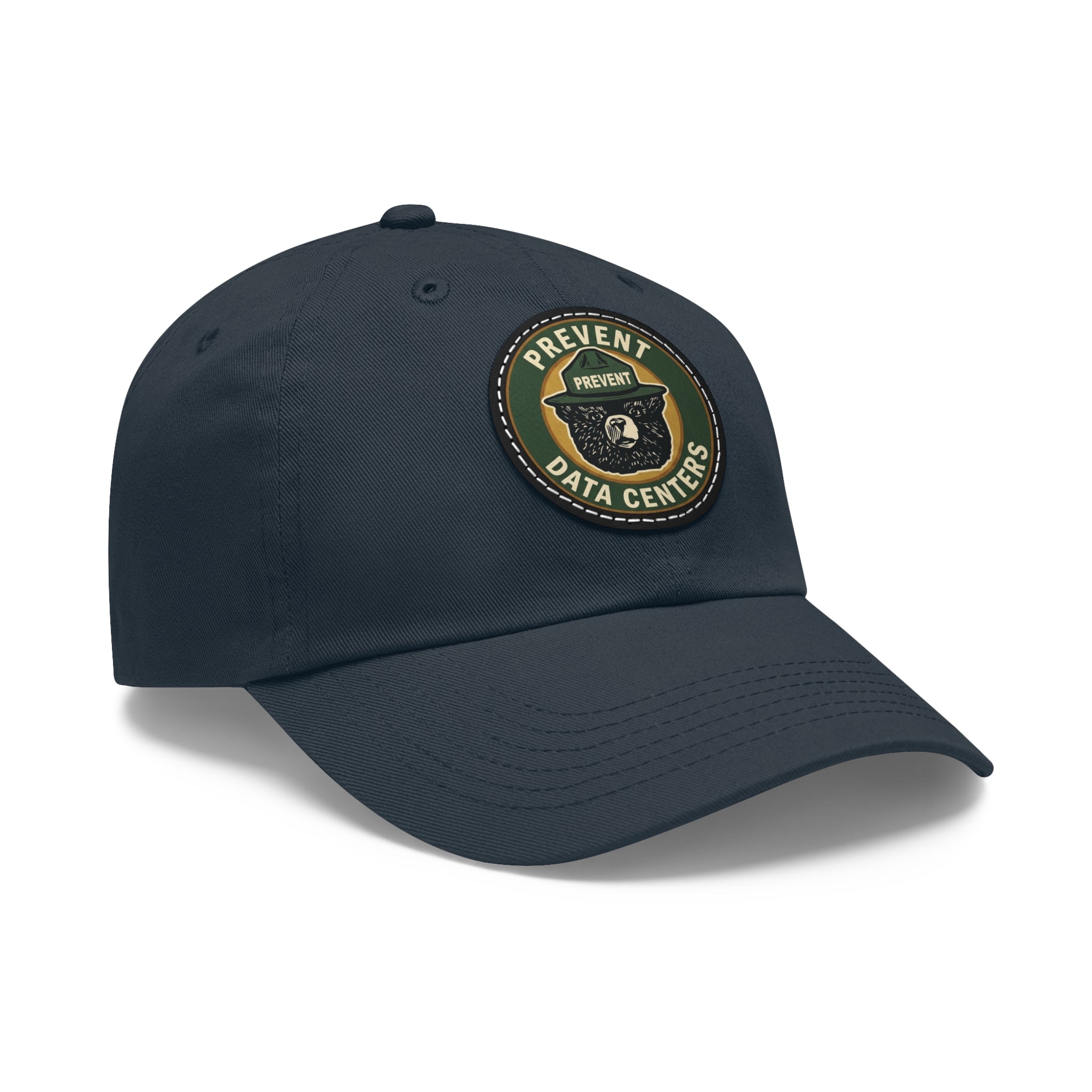 Prevent Data Centers Leather Patch Dad Hat