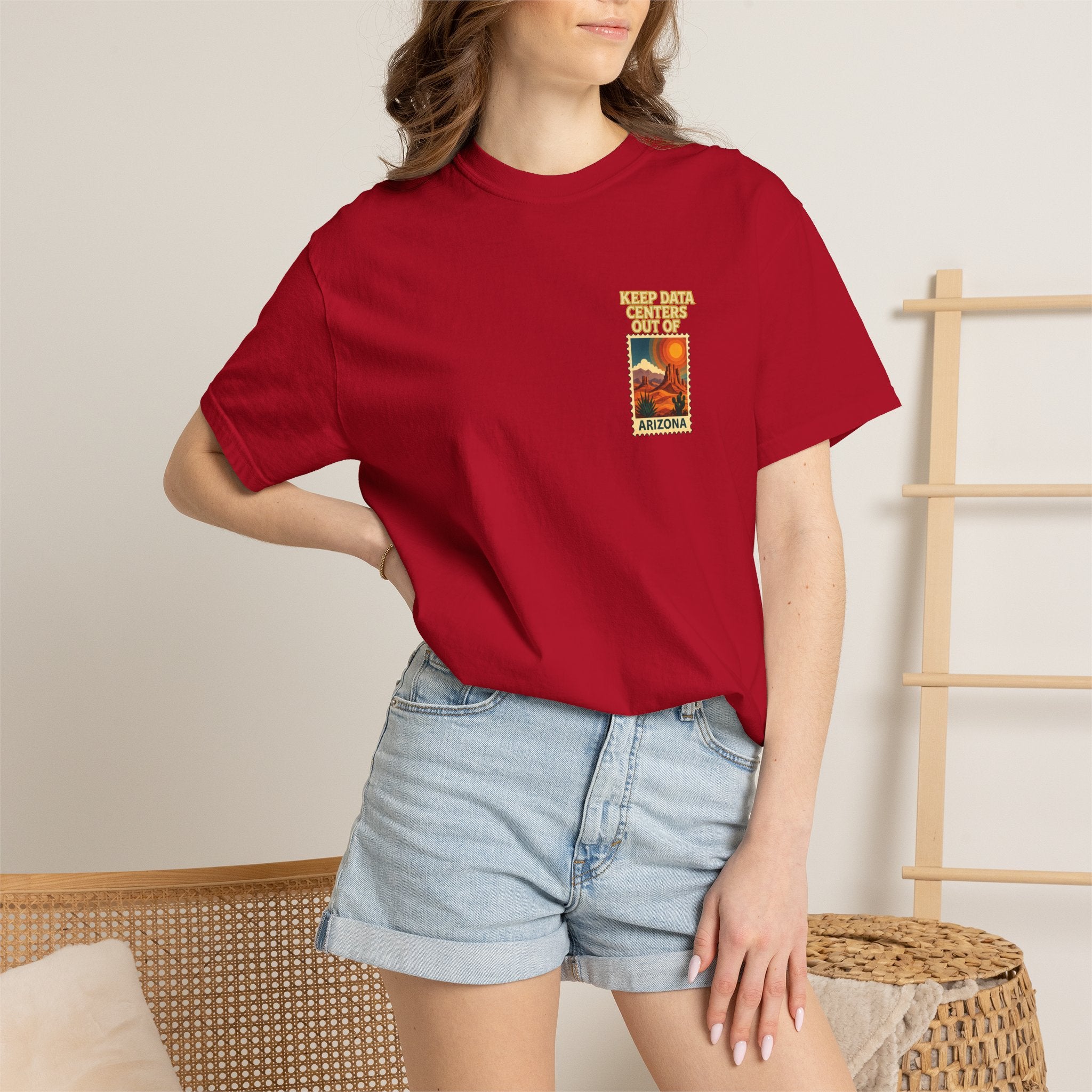Keep Data Centers Out of Arizona T-Shirt (Front and Back)