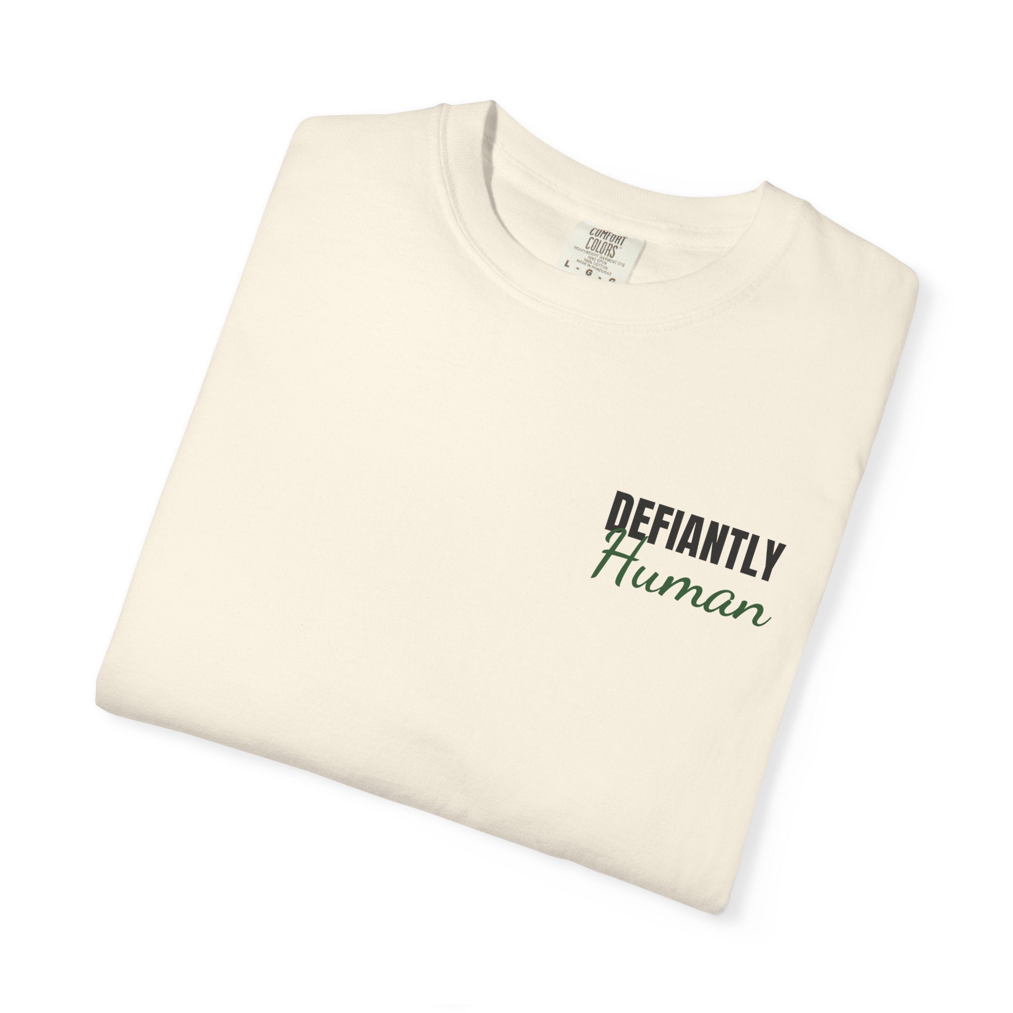 Defiantly Human Brand Identity T-shirt