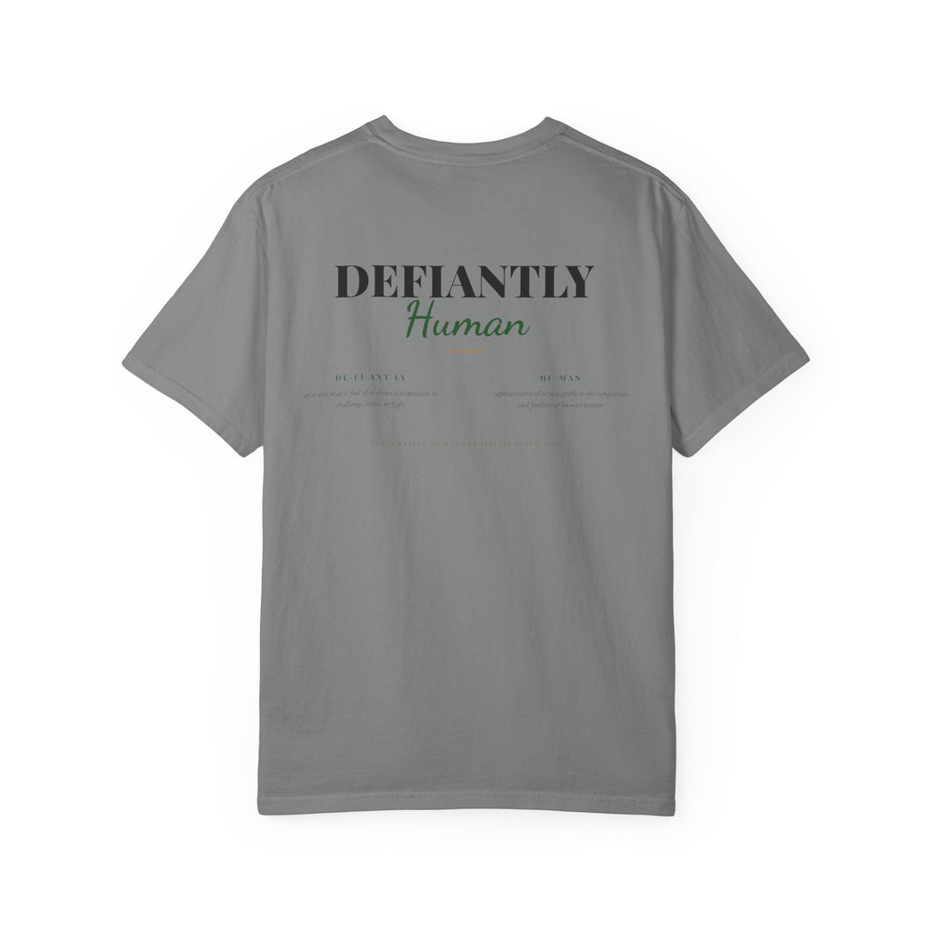 Defiantly Human Brand Identity T-shirt