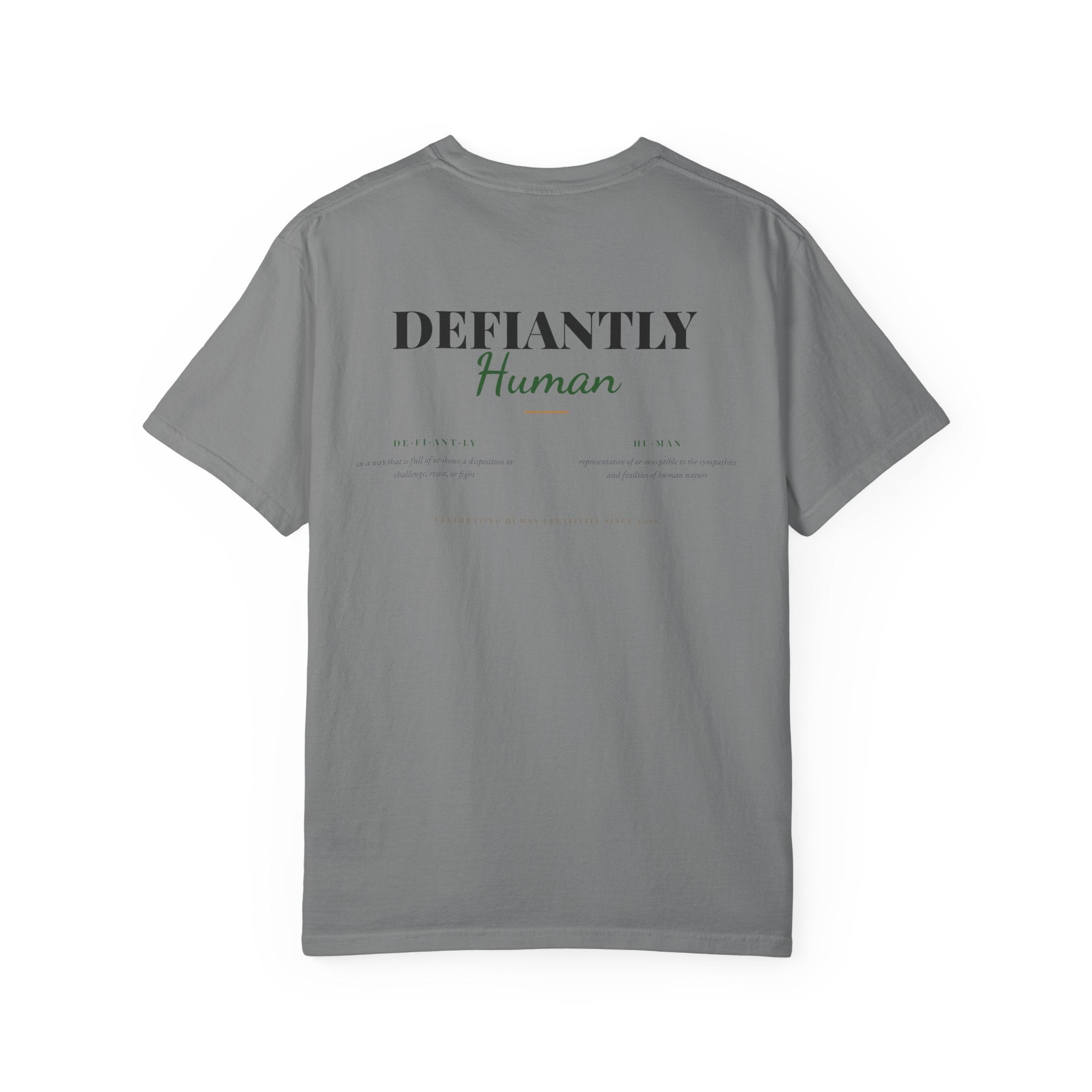 Defiantly Human Brand Identity T-shirt