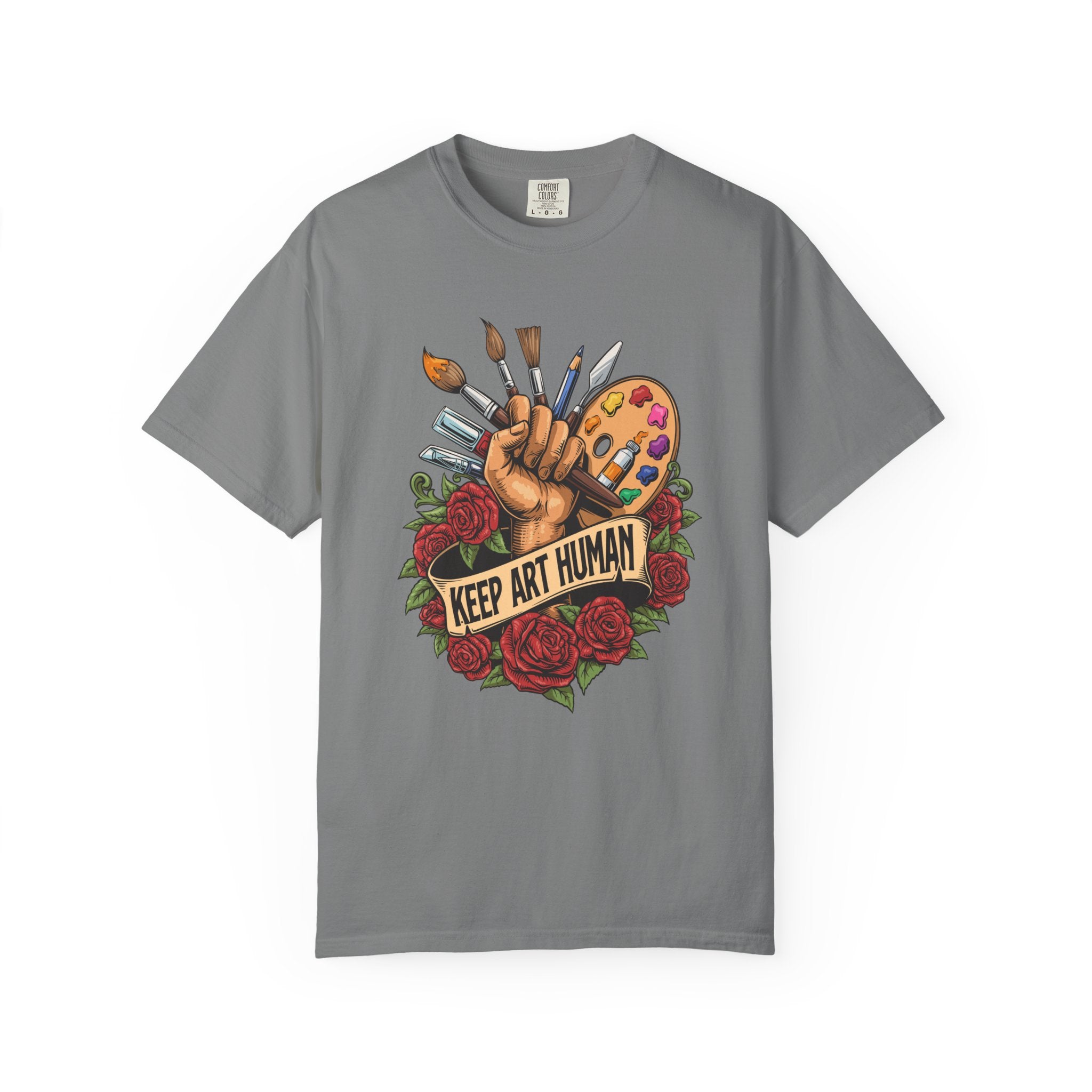 Keep Art Human T-Shirt (Front Only)