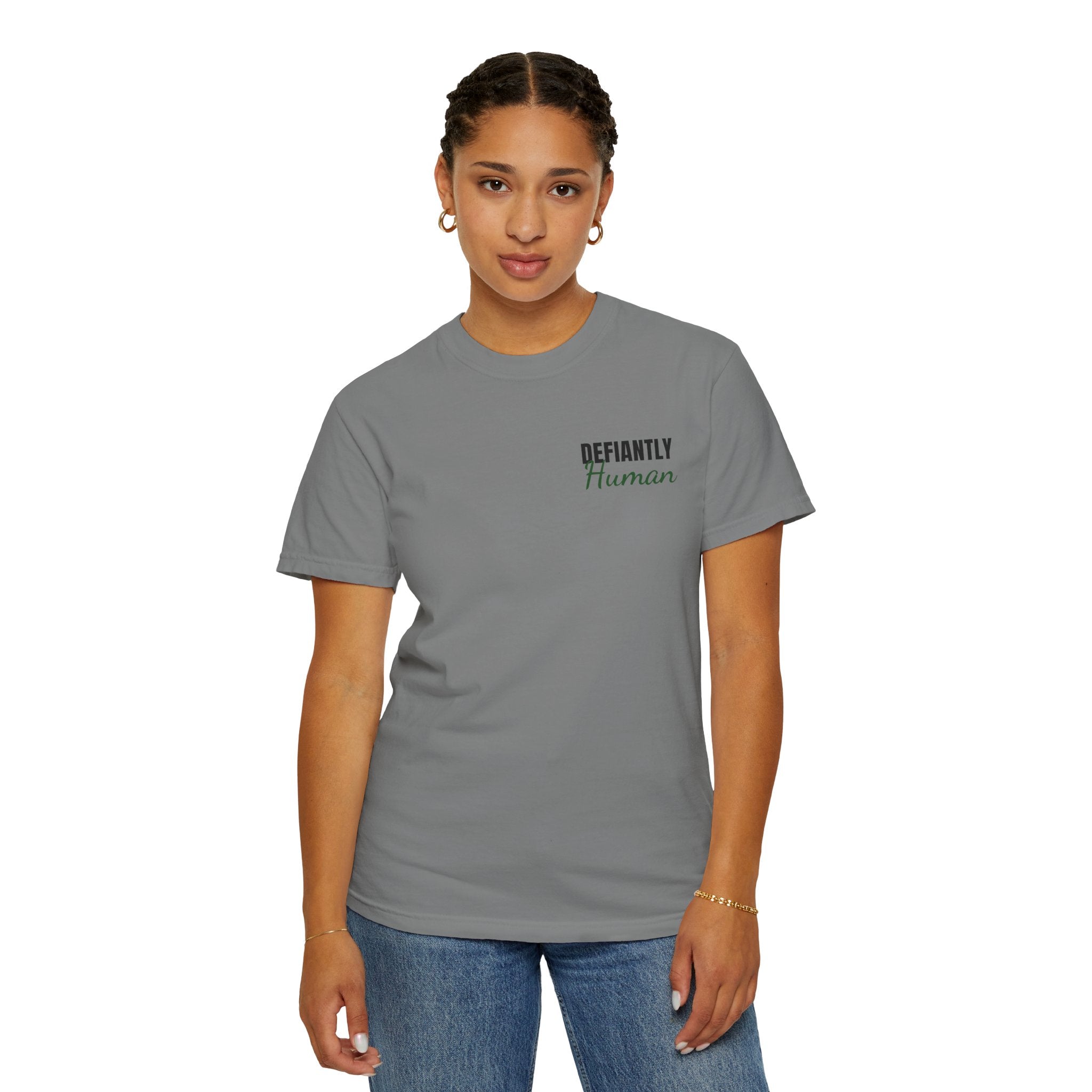 Defiantly Human Brand Identity T-shirt