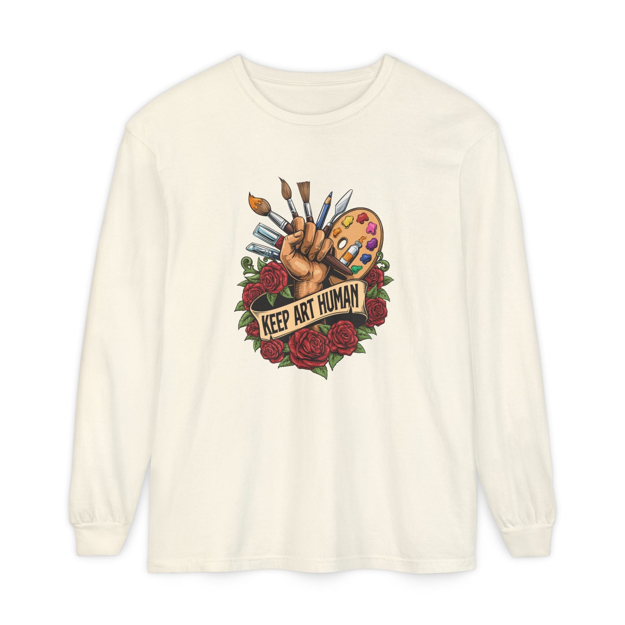 Keep Art Human Long Sleeve Tee